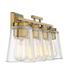 Three Posts™ Averi 4-Light Dimmable Vanity light, Glass in Yellow | Wayfair 2AB9E455E1E04083998EAB30230C5AE0