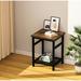 17 Stories Manufactured Wood Nightstand Wood in Black | 20 H x 15.7 W x 13.8 D in | Wayfair 9F5C83C9B4254F6EB99EC050661B7832