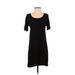 Gap Casual Dress - Shift: Black Solid Dresses - Women's Size Small