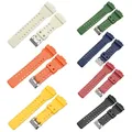 Bracelet de rechange en Silicone souple respirant couleur unie boucle Sport pour Casio g-shock