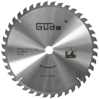 Holzsägeblatt hm 305x25,4mm 40 Zähne Sägeblatt Kappsäge Holz Sägeblatt - Güde Image