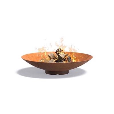 Adezz - halo Feuerschale Cortenstahl ø 80 cm rund Rost Feuerstelle für Garten und Terrasse Image