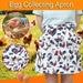 AURIGATE Egg Apron with 12 Pockets Egg Collecting Apron Gathering Holding Apron for Chicken Hen Duck Goose Eggs Chicken Egg Holder Apron for Kids Housewife Farmer