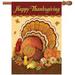 Thanksgiving Garden Flag Happy Thanksgiving Flags 12 x 18 Inch Thanksgiving House Flag Thanksgiving Turkey House Flag for Thanksgiving Decoration happy thanksgiving F112264