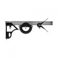 Combination Square Set 0~300MM Multi-functional Adjustable Combination Square Right Angle Ruler Level Angle Ruler Engineer Measuring Tool[300MM Multifunctional Combination Angle Ruler]