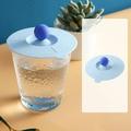 Yesbay Cup Cover Food Grade Dust-proof Leakproof Creative Round Head Water Cup Lid Home Supplies