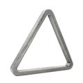 GSE Games & Sports Expert Deluxe Solid Wood 8-Ball Triangle Billiard Pool Ball Rack for 2-1/4 Pool Balls - Brushed Gray
