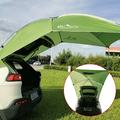 Car Tailgate Tent Car Truck Tent Outdoor Waterproof Tent Trailer Camper Tent Tarpaulin Canopy Green