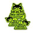 JUSTTOP 3 Pcs Student Driver Car Magnets New Driver Magnet for Car Funny Car Magnets Stronger Magnetic Bumper Stickers Safety Signs for Car Exterior Accessories