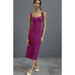 Anthropologie Dresses | New Anthropologie Maeve Wildberry Knit Midi Dress - 14p | Color: Pink | Size: 14p