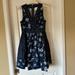 Kate Spade Dresses | Kate Spade Navy Floral Skater Dress | Color: Blue/White | Size: 8