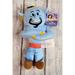 Disney Toys | 7" Disney Genie Plush Aladdin Movie Just Play Stuffed Toy Small Blue | Color: Blue | Size: Os