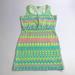 American Eagle Outfitters Dresses | American Eagle Outfitters Racerback Dress Size Small Gray Neon Yellow Pink | Color: Pink/Yellow | Size: S