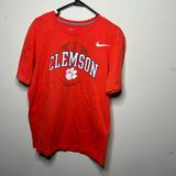 Nike Shirts | Clemson Tigers Nike Short Sleeve T-Shirt Orange Football Ncaa College Team | Color: Orange/Purple | Size: L