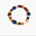 Madewell Jewelry | Madewell Beaded Moon Stretch Bracelet | Color: Blue/Gold | Size: Os