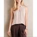 Anthropologie Tops | Anthropologie Meadow Rue Jensen Sleeveless Top In Light Pink, Size Xs | Color: Cream/Pink | Size: S