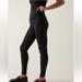 Athleta Pants & Jumpsuits | Athleta Delancey Textured Moto Tight Black Leggings Pants Zip Ankles Size Xs | Color: Black | Size: Xs