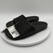 Adidas Shoes | Adidas Slides Sandals Womens Size 5 Black Black Adilette Slip On Shoes Bb1095 | Color: Black | Size: 5