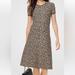 Michael Kors Dresses | Michael Kors Metallic Botanical Jacquard Dress | Color: Black/Gold | Size: Xxs