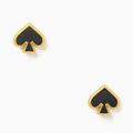 Kate Spade Jewelry | Kate Spade Everyday Signature Spade Stud Earrings Nwt | Color: Black/Gold | Size: Os