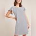 Anthropologie Dresses | Anthropologie T.La Flutter Sleeve T Shirt Dress | Color: Gray | Size: M