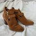 Michael Kors Shoes | Michael Kors Walden Suede Block Heel Bootie | Color: Brown/Tan | Size: 7