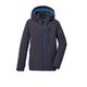 killtec Jungen Funktionsjacke mit Kapuze/Winterjacke ist wasserdicht KOW 159 BYS JCKT, schwarz blau, 140, 40915-000