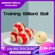 Boule de billard 52.5/57.2/61.5mm rouge à 6 points blanc Ghant/double face accessoire