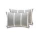 Longshore Tides Arteen Polyester Lumbar Rectangular Indoor/Outdoor Pillow Cover Polyester in Gray | 14 H x 20 W x 0.25 D in | Wayfair