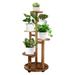 17 Stories Costine Triangular Corner Plant Stand Wood/Manufactured Wood in Brown | 34 H x 34 W x 14 D in | Wayfair 6E6D0B2A51554A018077ECC1591E2BF4