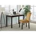 Red Barrel Studio® Czerwinski Writing Desk & Chair Set Wood/Plastic/Acrylic in Brown | 30 H x 58 W x 23 D in | Wayfair