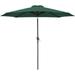 Devoko 9FT Patio Umbrella Outdoor Table Umbrella with 8 Sturdy Ribs Green