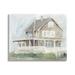 Stupell Cape House Porch View Landscape Painting Gallery Wrapped Canvas Print Wall Art