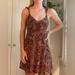 American Eagle Outfitters Dresses | Aeo Brown Print Summer Dress | Color: Brown/Red | Size: Xxs