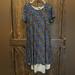 Lularoe Dresses | Euc Lularoe Small Carly Dress | Color: Blue | Size: S