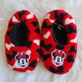 Disney Shoes | Disney Minnie Mouse Slippers | Color: Black/Red | Size: 3bb