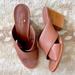 Kate Spade Shoes | Kate Spade New York Felda Brown Leather Crisscross Mule Sandal Size 9m | Color: Brown | Size: 9