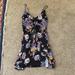 Free People Dresses | Free People Floral Mini Dress - Small | Color: Black/Purple | Size: S