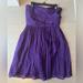 J. Crew Dresses | J.Crew Aribella Silk Chiffon Strapless Purple Dress- Size 2 Petite | Color: Purple | Size: 2p