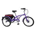 SCOUT 20″ medium trike, 6 speed, teens tricycle, adult tricycle, kids tricycle (Purple)