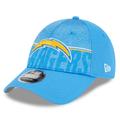 Men's New Era Powder Blue Los Angeles Chargers 2023 NFL Training Camp 9FORTY Adjustable Hat