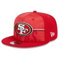 Men's New Era Scarlet San Francisco 49ers 2023 NFL Training Camp 9FIFTY Snapback Hat