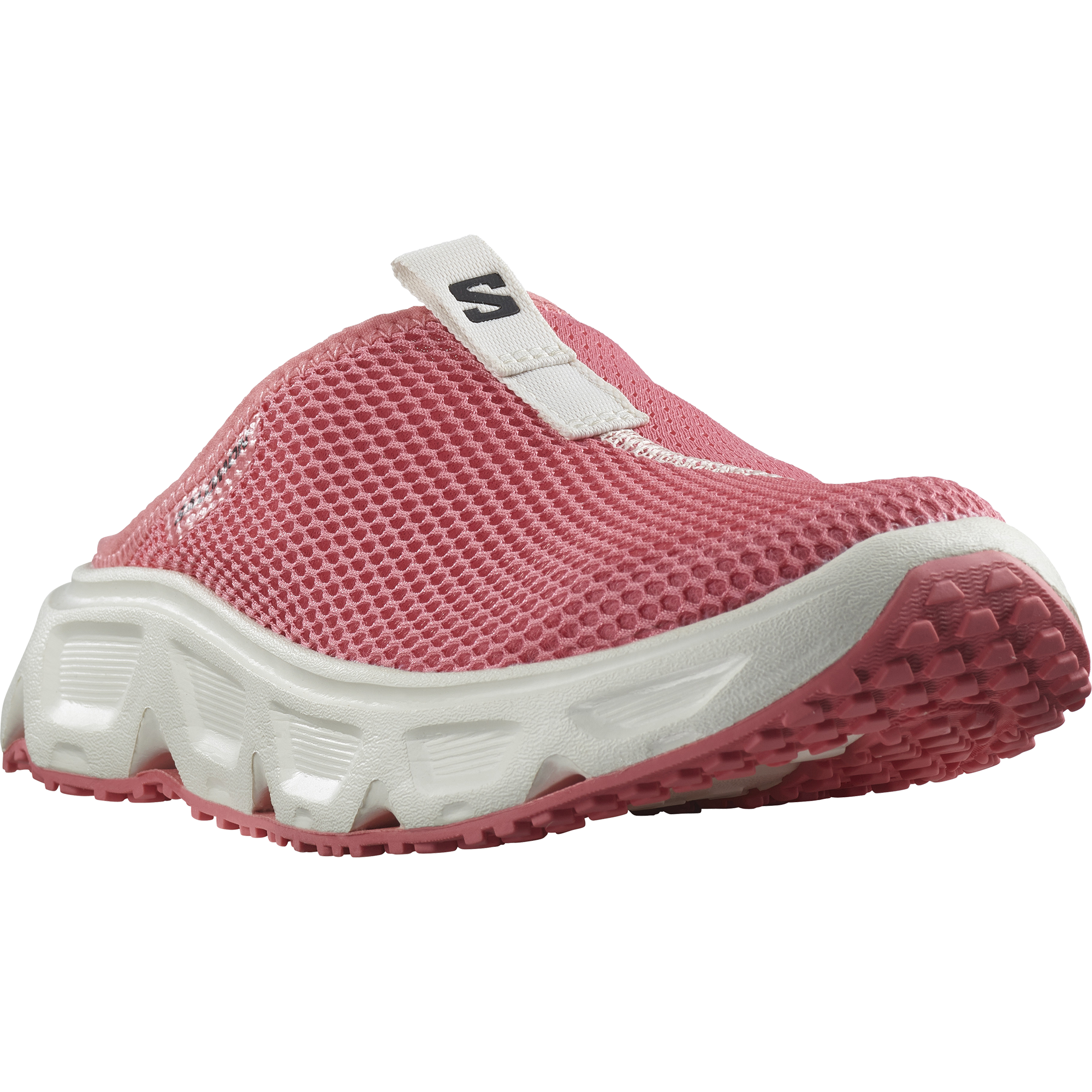 Badesandale SALOMON "REELAX SLIDE 6.0 W", Damen, Gr. 38,5, lila (mauve), Textil, mehrfarbig, Schuhe