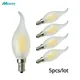 Lot d'ampoules LED E14 à filament mat 4W 40W blanc chaud/froid 400 strada bougies antiques lot