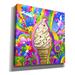 Red Barrel Studio® Ice Cream Cone Pop Art by Howie Green - Wrapped Canvas Print Canvas in Gray | 37 H x 37 W x 1.5 D in | Wayfair