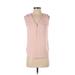 INC International Concepts Sleeveless Blouse: Pink Tops - Women's Size X-Small