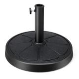 Gymax 31 lbs Patio Round Umbrella Weighted Base Heavy-Duty Table