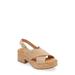 Malin Platform Sandal - Natural - Cordani Heels