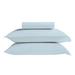 Delara GOTS Certified 100% Organic Cotton Fitted Sheet Set, 400TC Long Staple Cotton, Moisture-Wicking, Smooth & Breathable