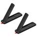 Ultra-Thin Phone Stands 2Pack Horizontal Vertical Portable Phone Stand Black